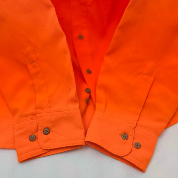 Orange Shirt Deer Hunting Outdoor Casual Game Winner Sportswear EUC Mens Sz XXL - Picture 5 of 8